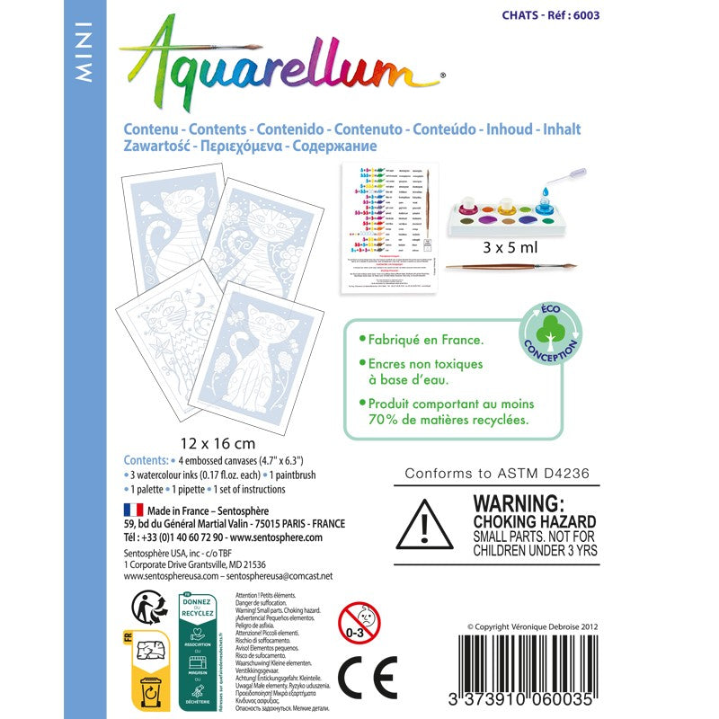 AQUARELLUM MINI - CHATS SENTOSPHERE