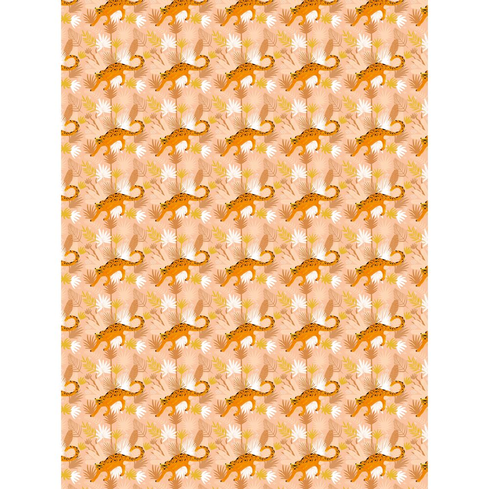 Orange & Gold Panther DECOPATCH