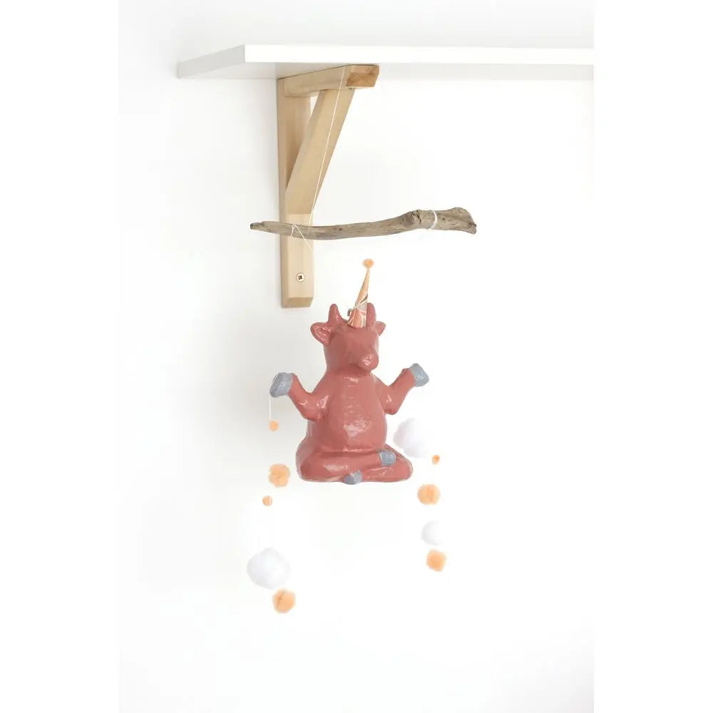 Petit Animal Vache Yoga 16 Cm DECOPATCH