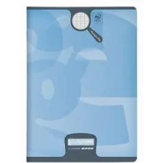 8000: cahier agrafé seyès -assortis- A4. 96 pages (21x29.7cm) CLAIREFONTAINE