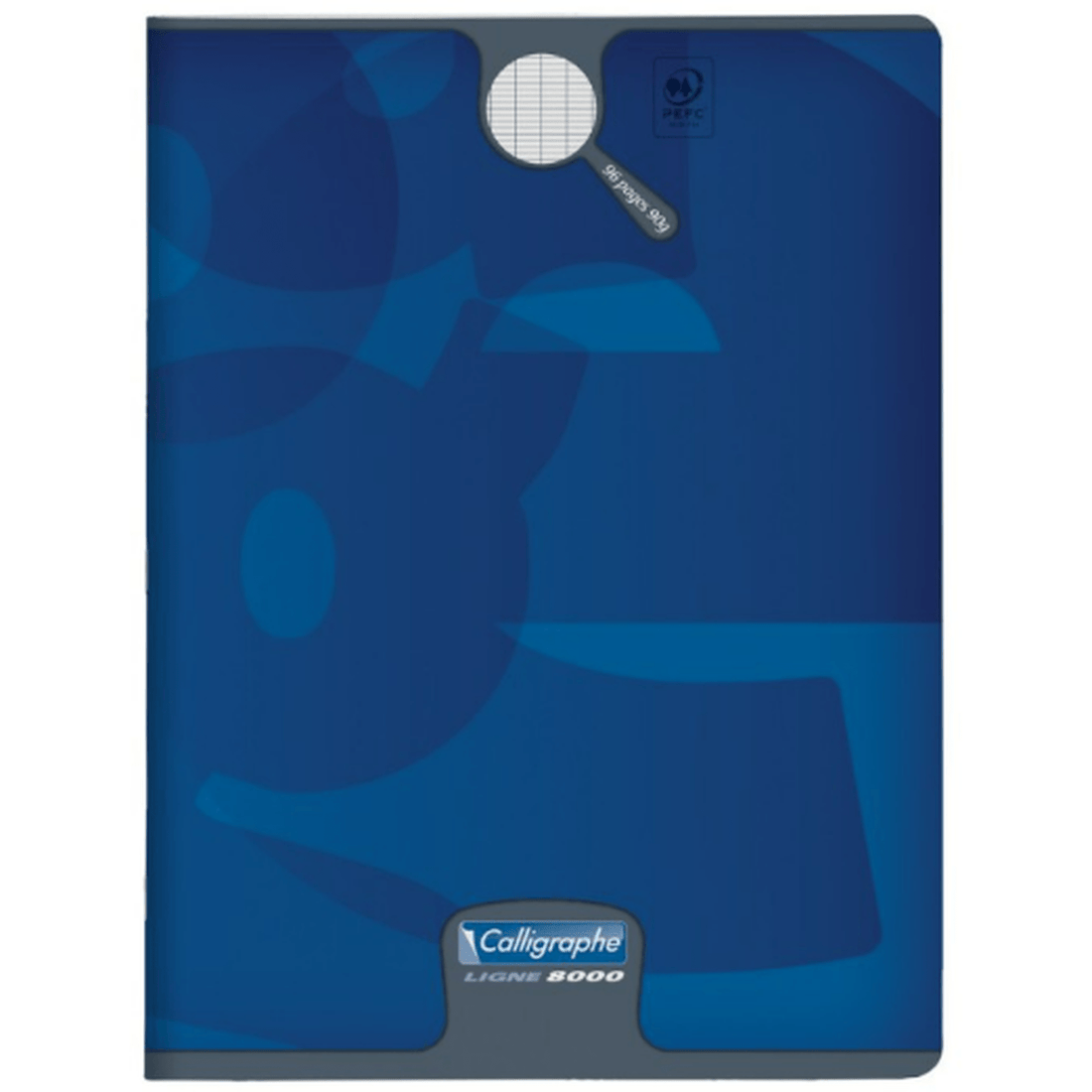 8000: cahier agrafé seyès -assortis- 96 pages (24x32cm) CLAIREFONTAINE