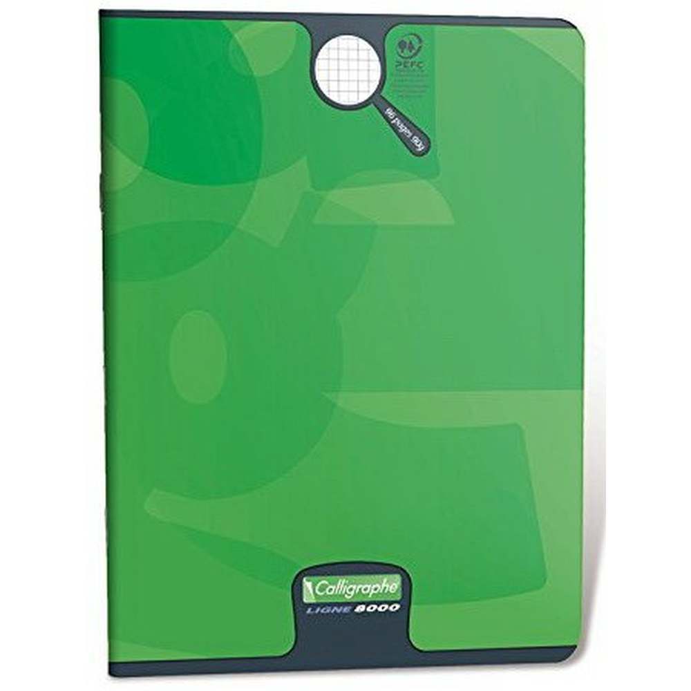 8000: cahier graphique agrafé -assortis- 96 pages (24x32cm) CLAIREFONTAINE