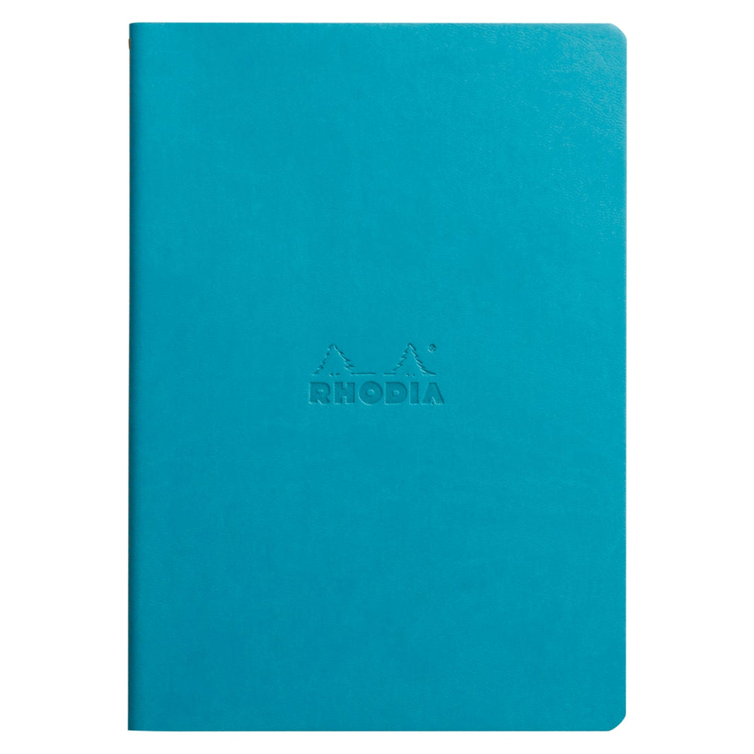 Cahier dos cousu dot -turquoise-  A5. 64 pages (14.8x21cm) RHODIA