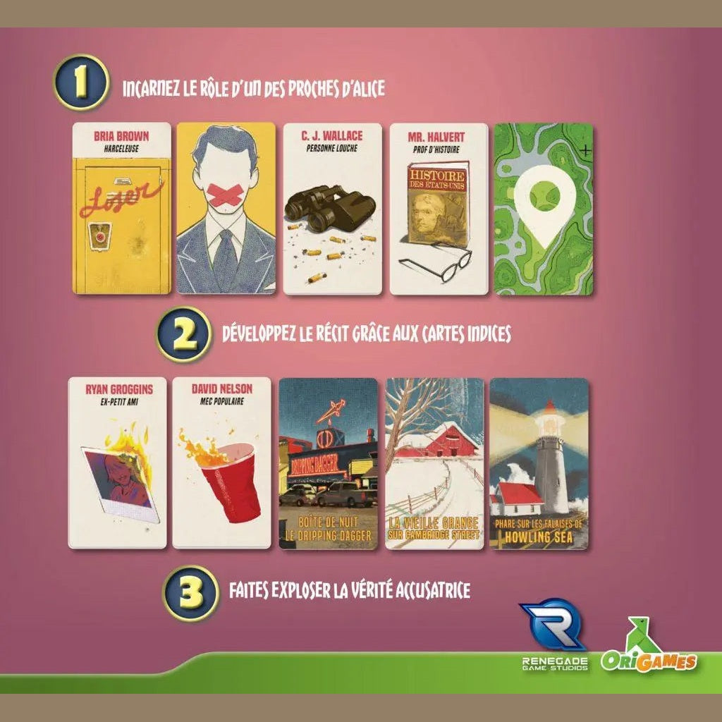 ALICE IS MISSING (FR) ORIGAMES