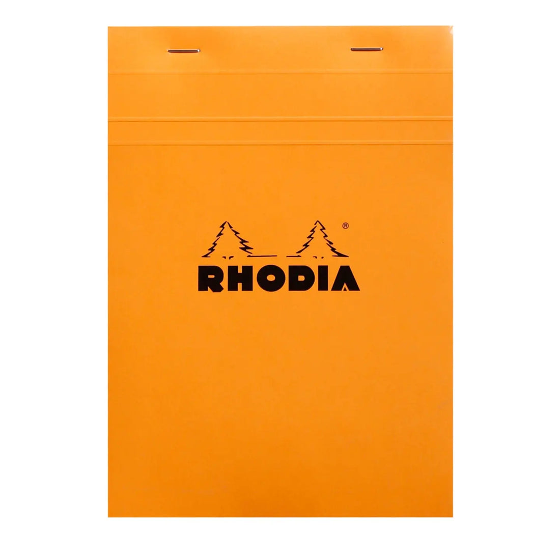 Bloc-notes N°15 agrafé 5/5 -orange- A5. 80 feuilles (14.8x21cm) RHODIA