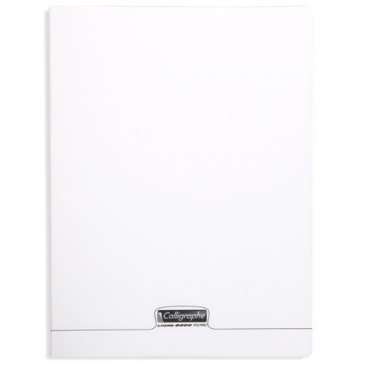 8000 Polypro, Cahier Agrafé Incolor 24X32Cm 96p Uni CLAIREFONTAINE