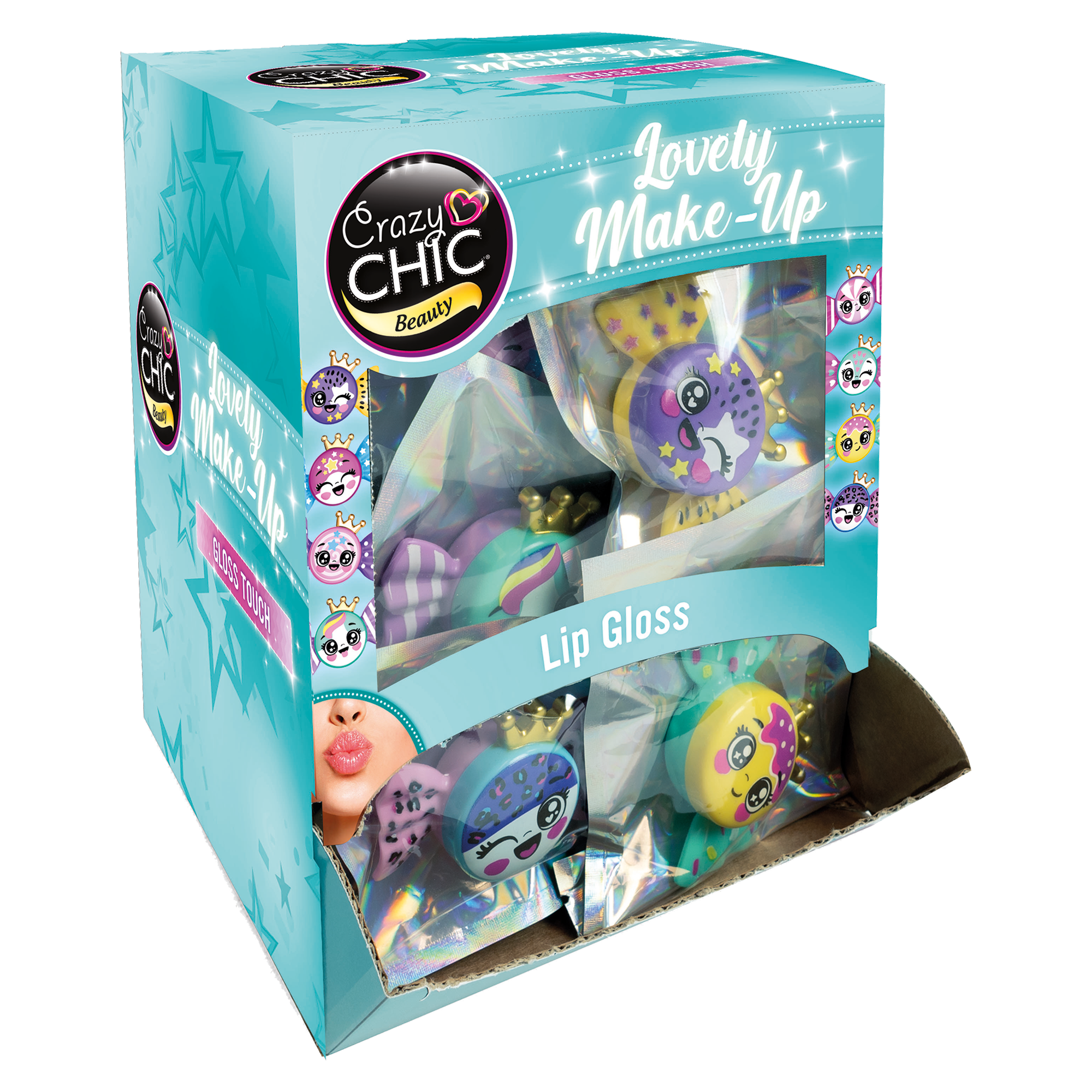 CRAZY CHIC: LOVELY LIPGLOSS - CANDIES (SOLD 24 UNITS - 8 MODELS