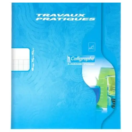 7000: Cahier travaux pratiques agrafé seyès -assortis- 48 pages (17x22cm) CLAIREFONTAINE