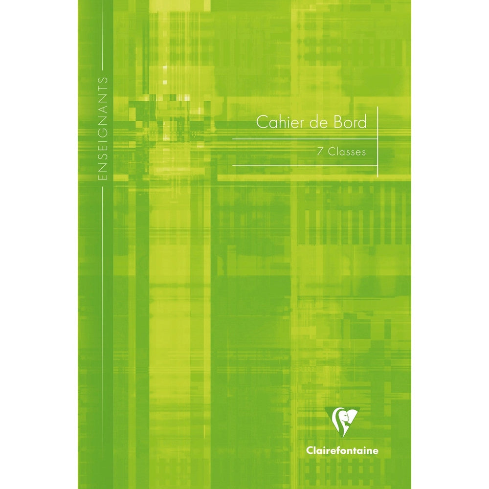 Cahier de bord pour enseignant -assortis- A4.  48 pages (21x29.7cm) CLAIREFONTAINE