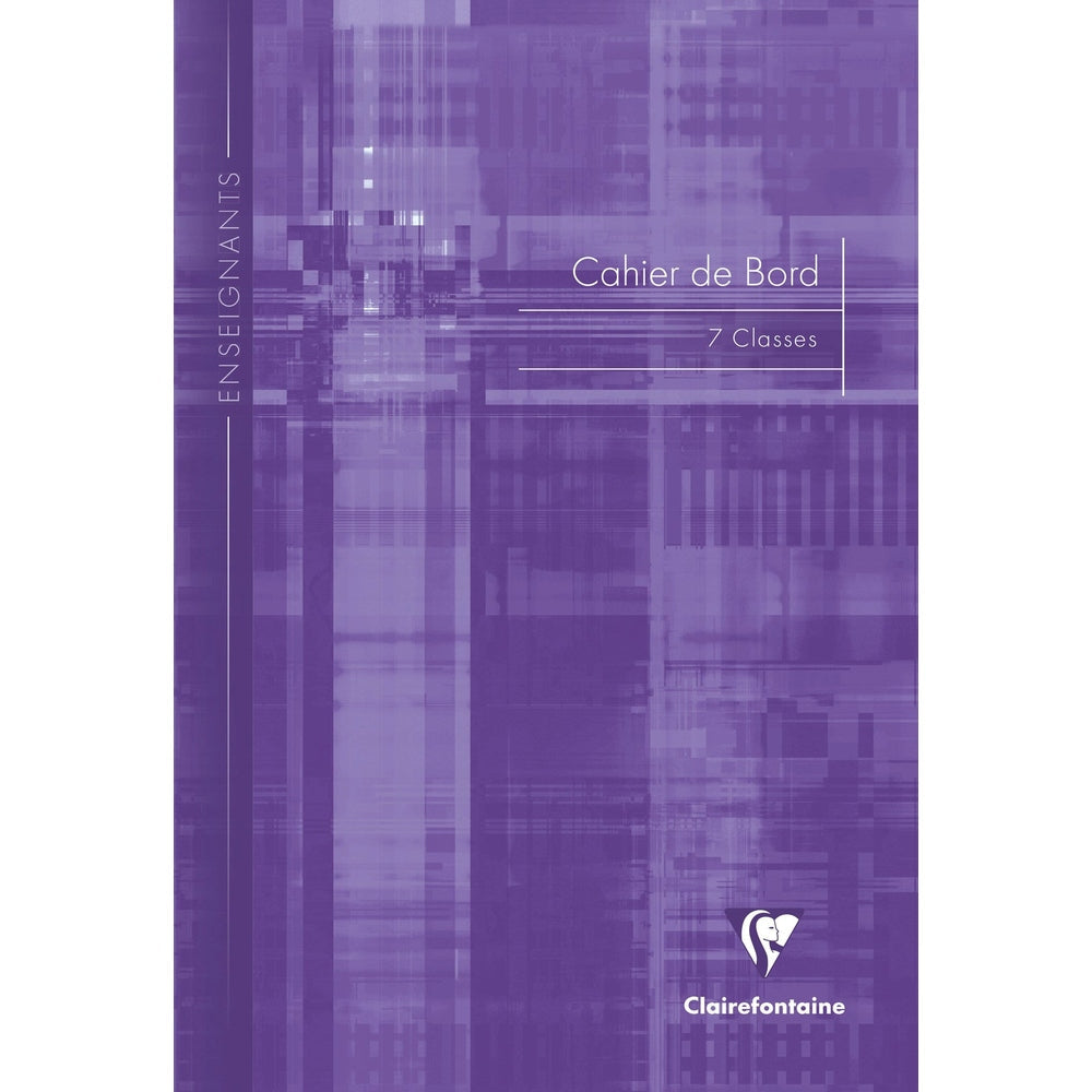 Cahier de bord pour enseignant -assortis- A4.  48 pages (21x29.7cm) CLAIREFONTAINE