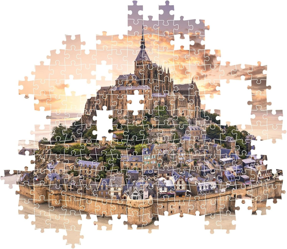 PZ1500: LEVER DU MONT SAINT-MICHEL CLEMENTONI PUZZLES