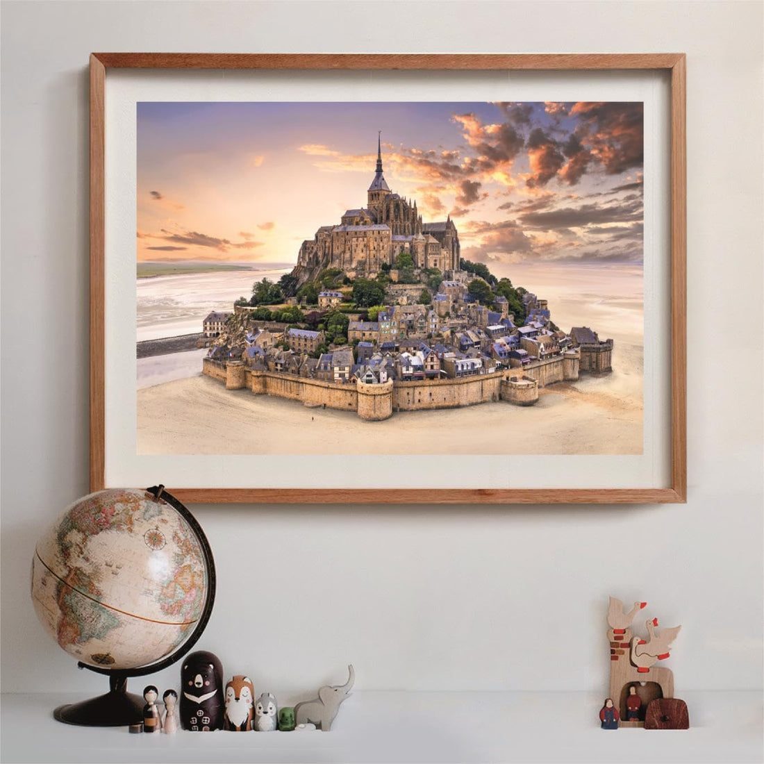 PZ1500: LEVER DU MONT SAINT-MICHEL CLEMENTONI PUZZLES