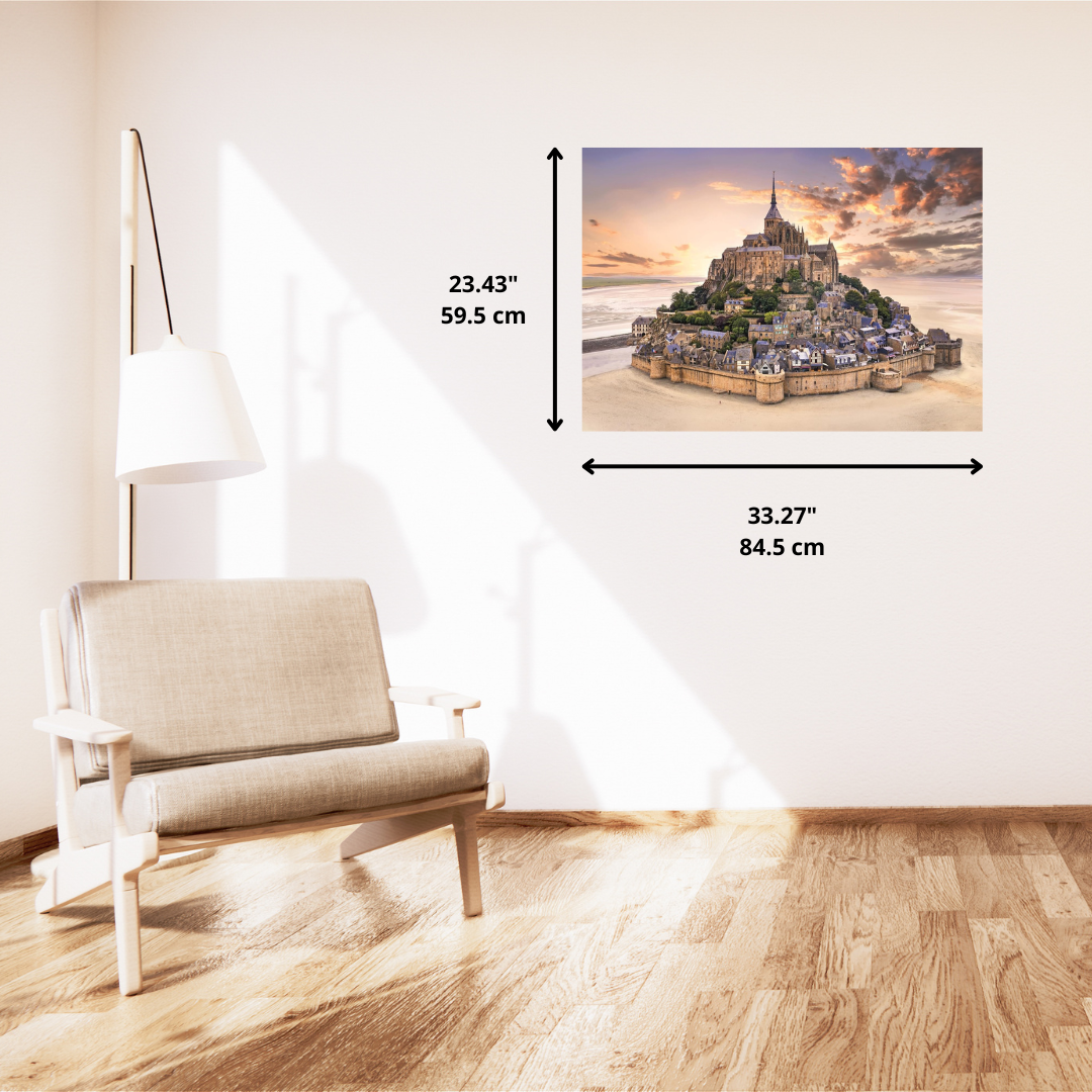 PZ1500: LEVER DU MONT SAINT-MICHEL CLEMENTONI PUZZLES