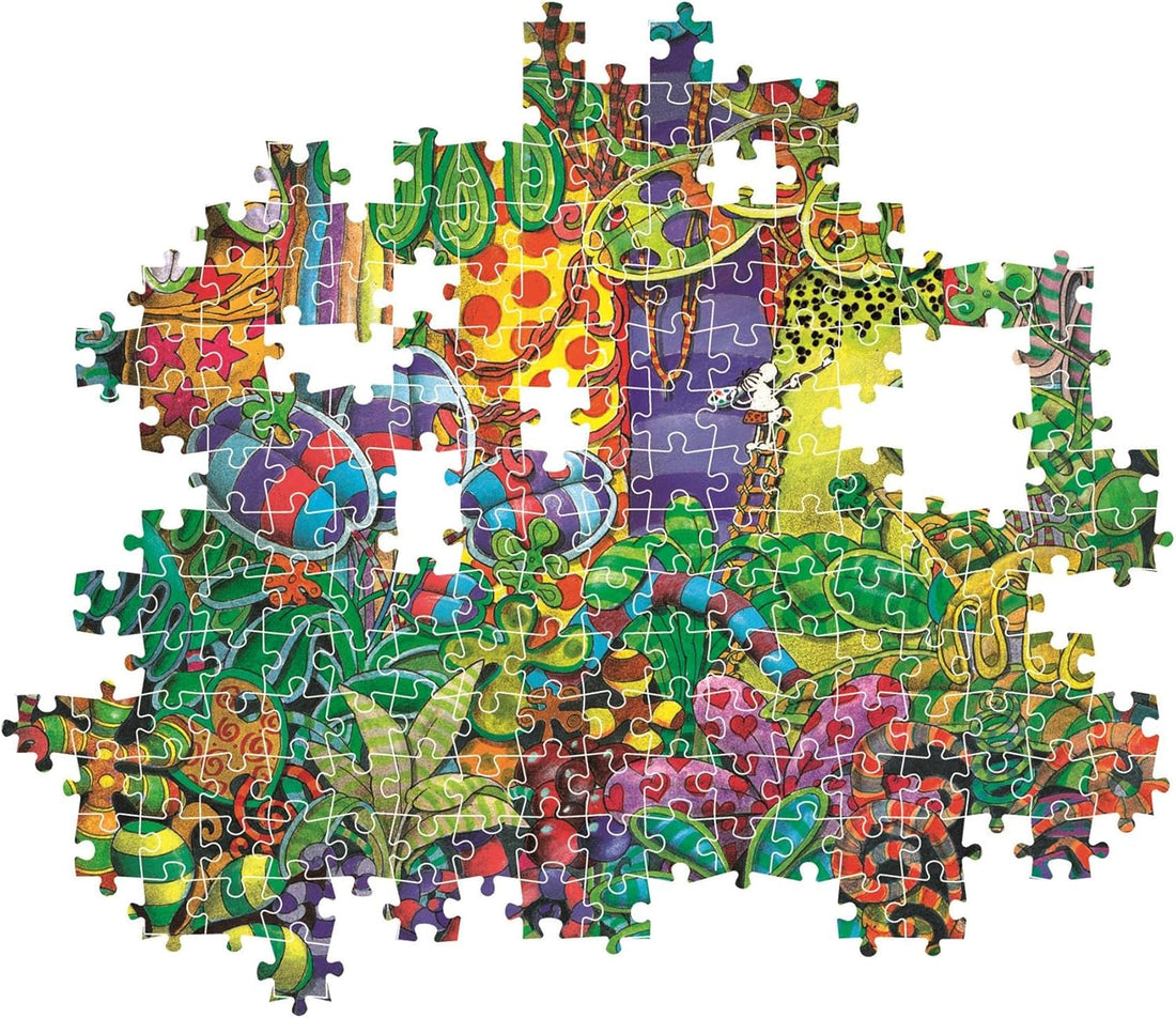 PZ1500: MORDILLO: PLANTES MULTICOLORES CLEMENTONI PUZZLES