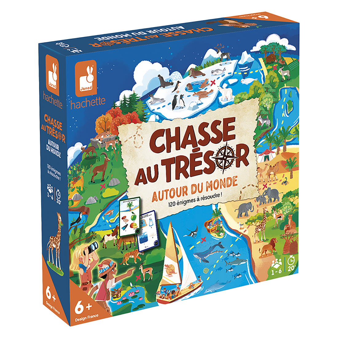CHASSE AU TRÉSOR AUTOUR DU MONDE JANOD