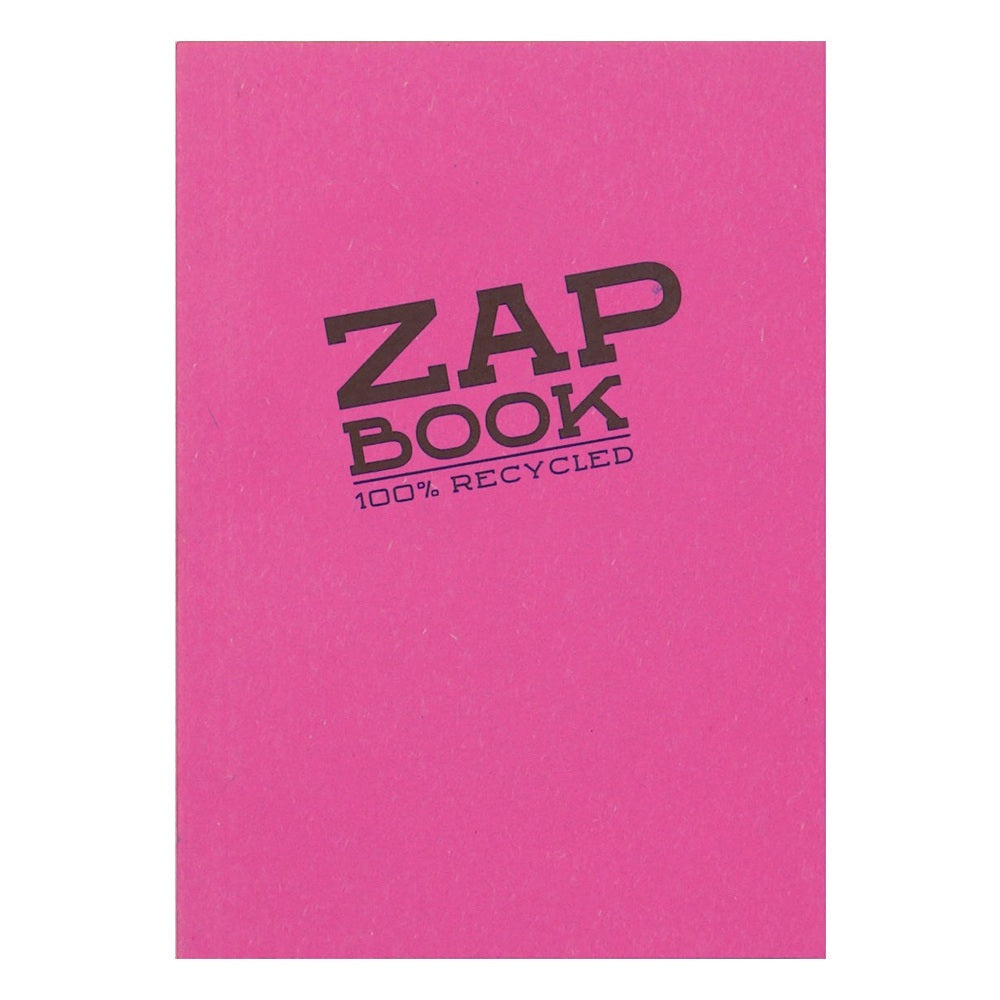 Zap Carnet encollé recyclé -pastel assortis- A6. 320 pages (10.5x14.8cm) CLAIREFONTAINE