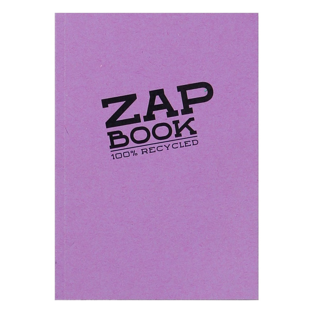 Zap Carnet encollé recyclé -pastel assortis- A6. 320 pages (10.5x14.8cm) CLAIREFONTAINE