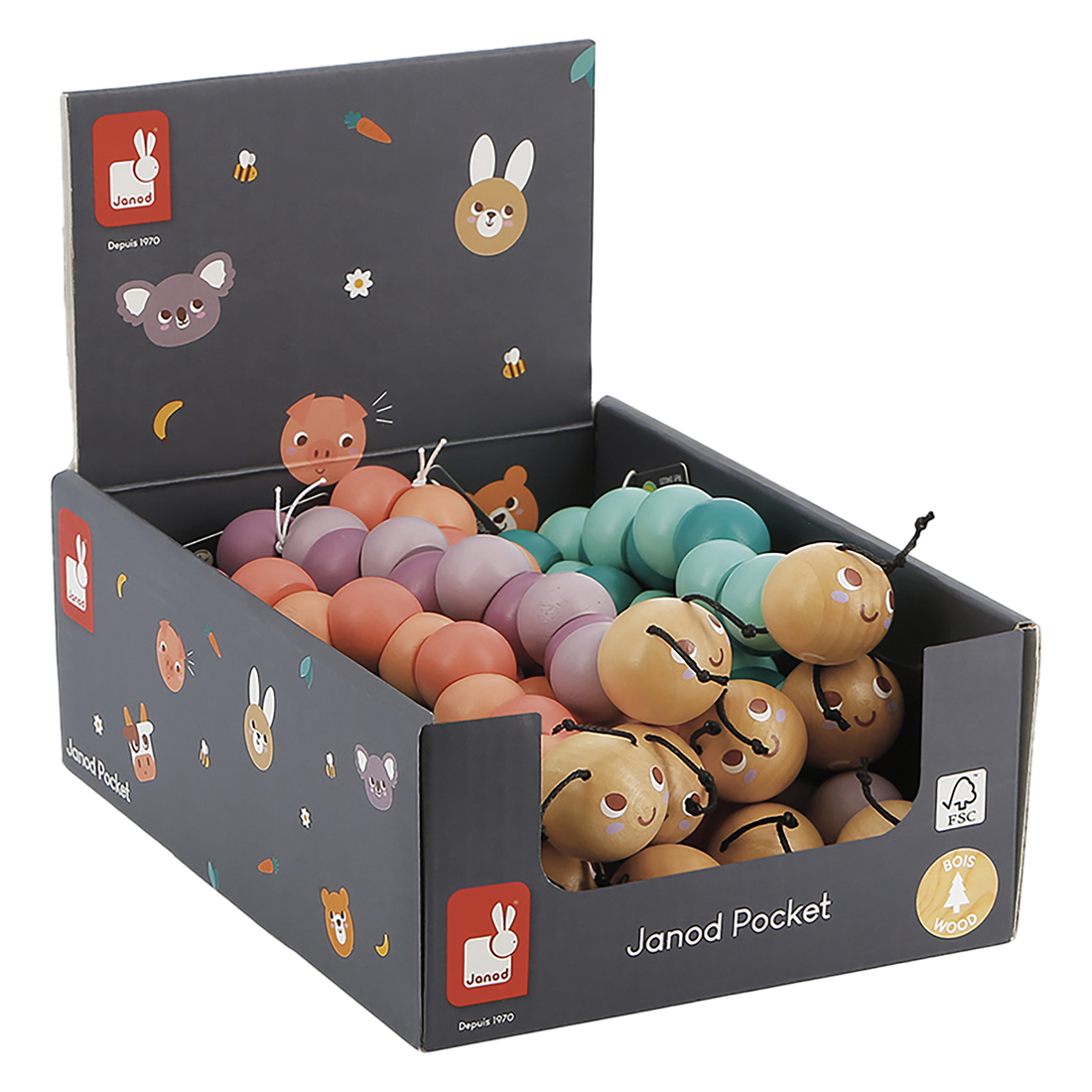 JANOD POCKET - CHENILLES ARTICULÉES (VENDU 12 UNITÉS ) JANOD