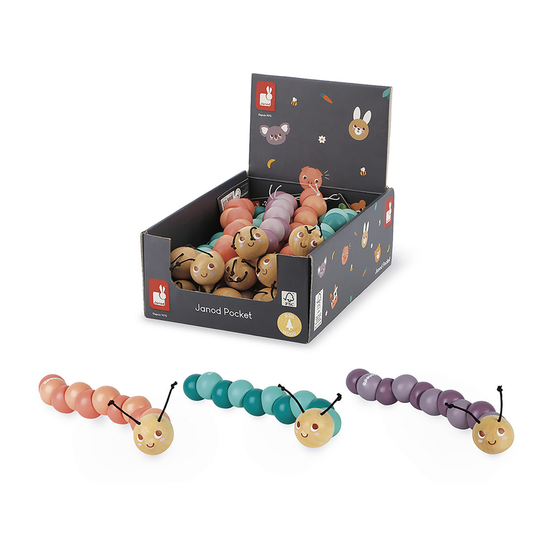 JANOD POCKET - CHENILLES ARTICULÉES (VENDU 12 UNITÉS ) JANOD