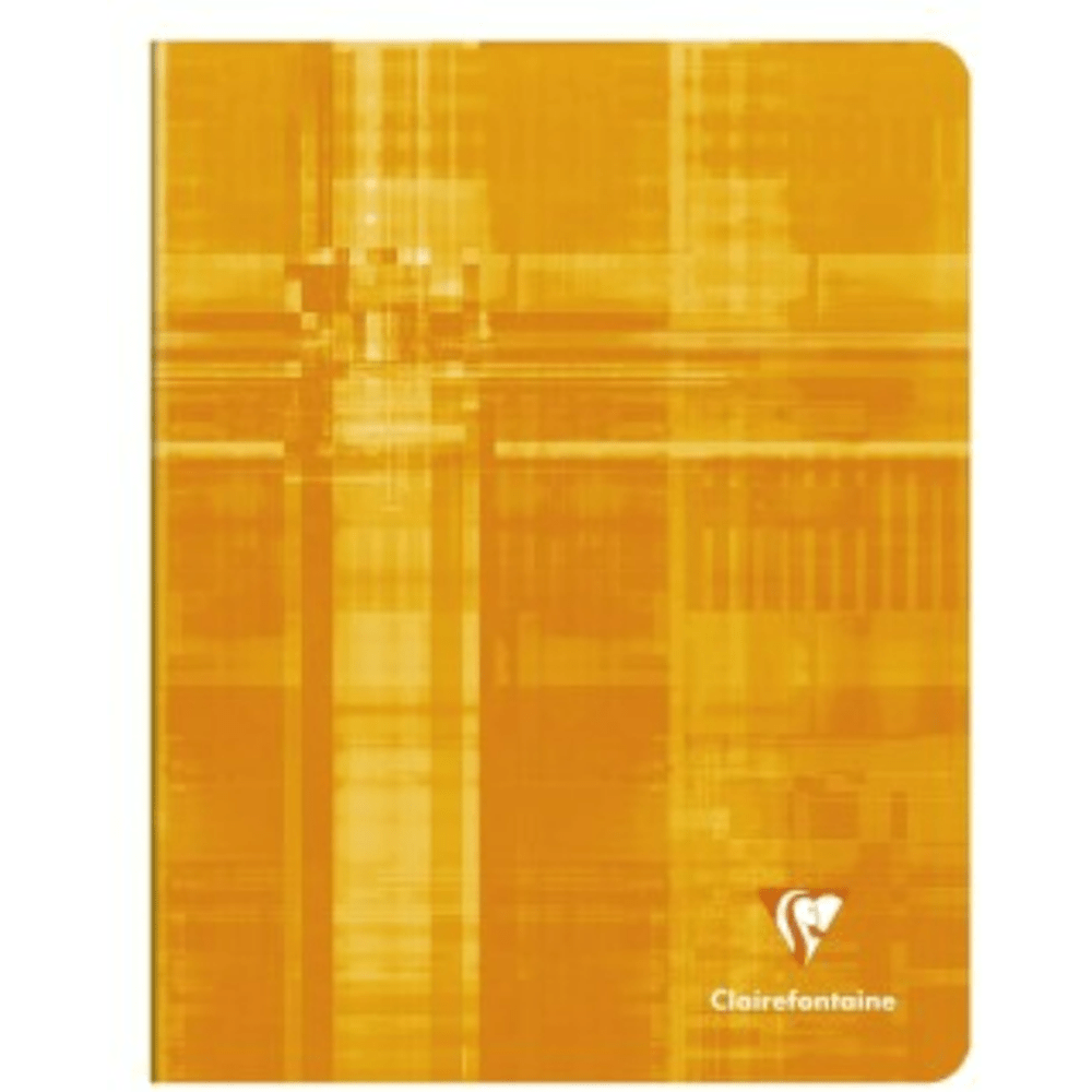 Cahier agrafé 5/5 -assortis- 96 pages (16.5x21cm) CLAIREFONTAINE