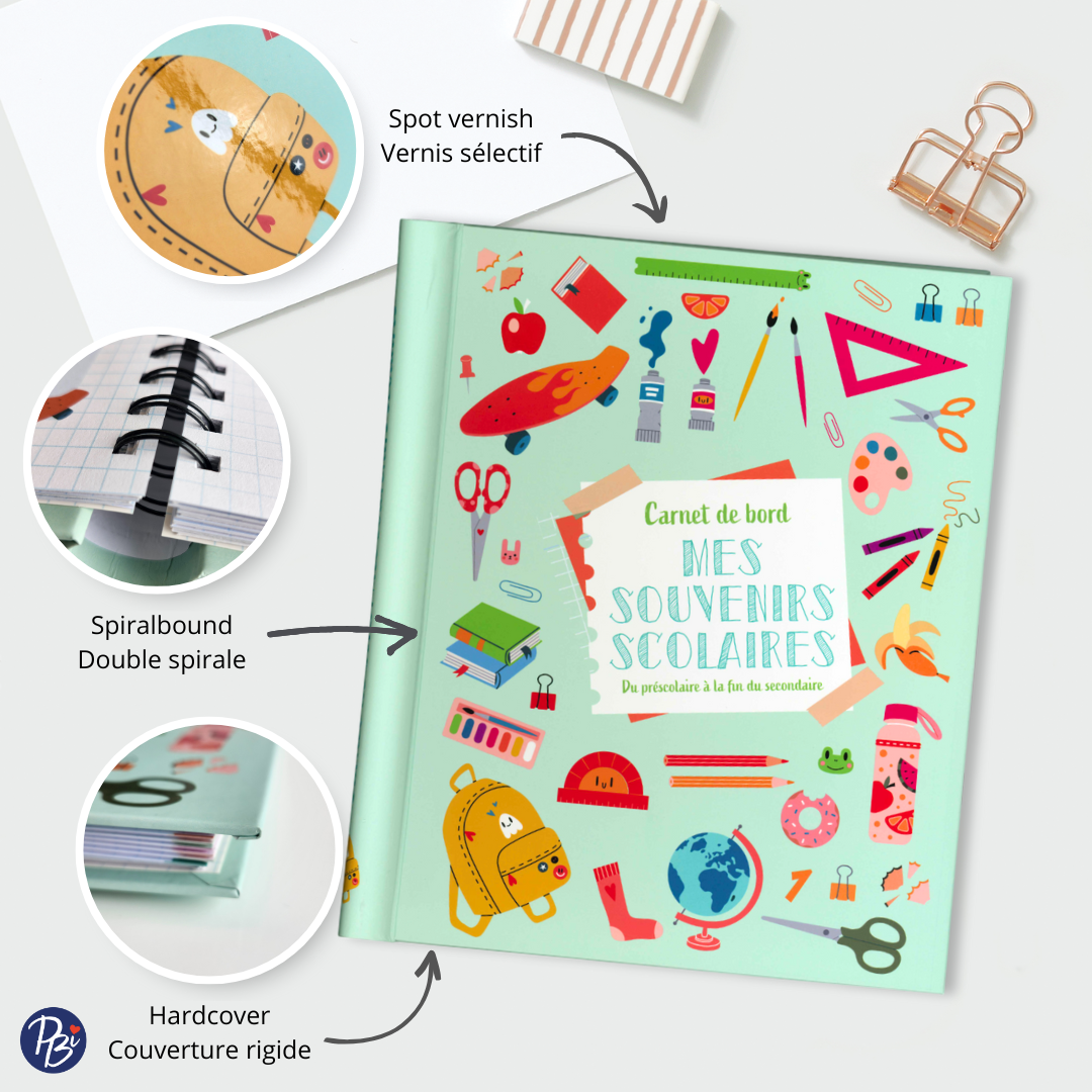 ALBUM- SOUVENIRS DE L'ÉCOLE V1 PBI LIVRES NOTES