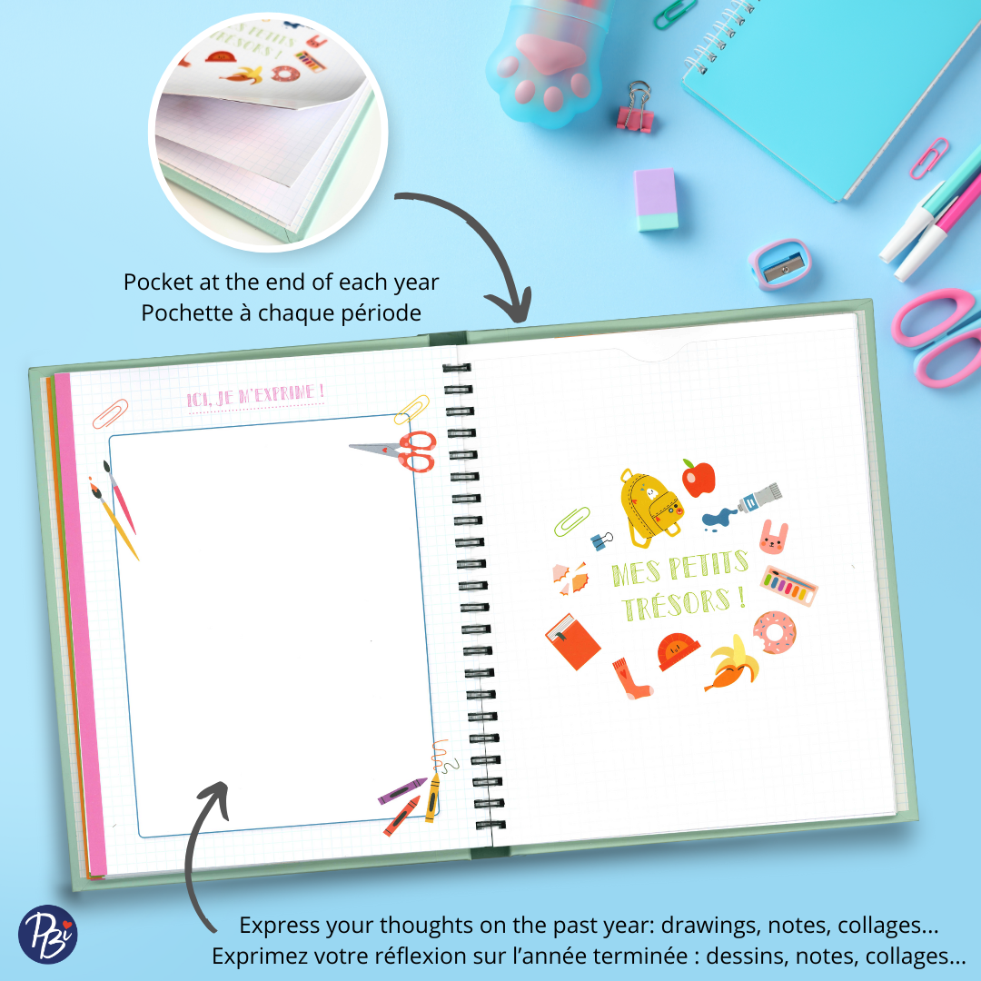 ALBUM- SOUVENIRS DE L'ÉCOLE V1 PBI LIVRES NOTES