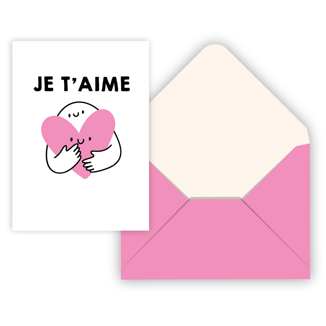 CARTE DE SOUHAIT IND./ JE T'AIME PBI AUTRES