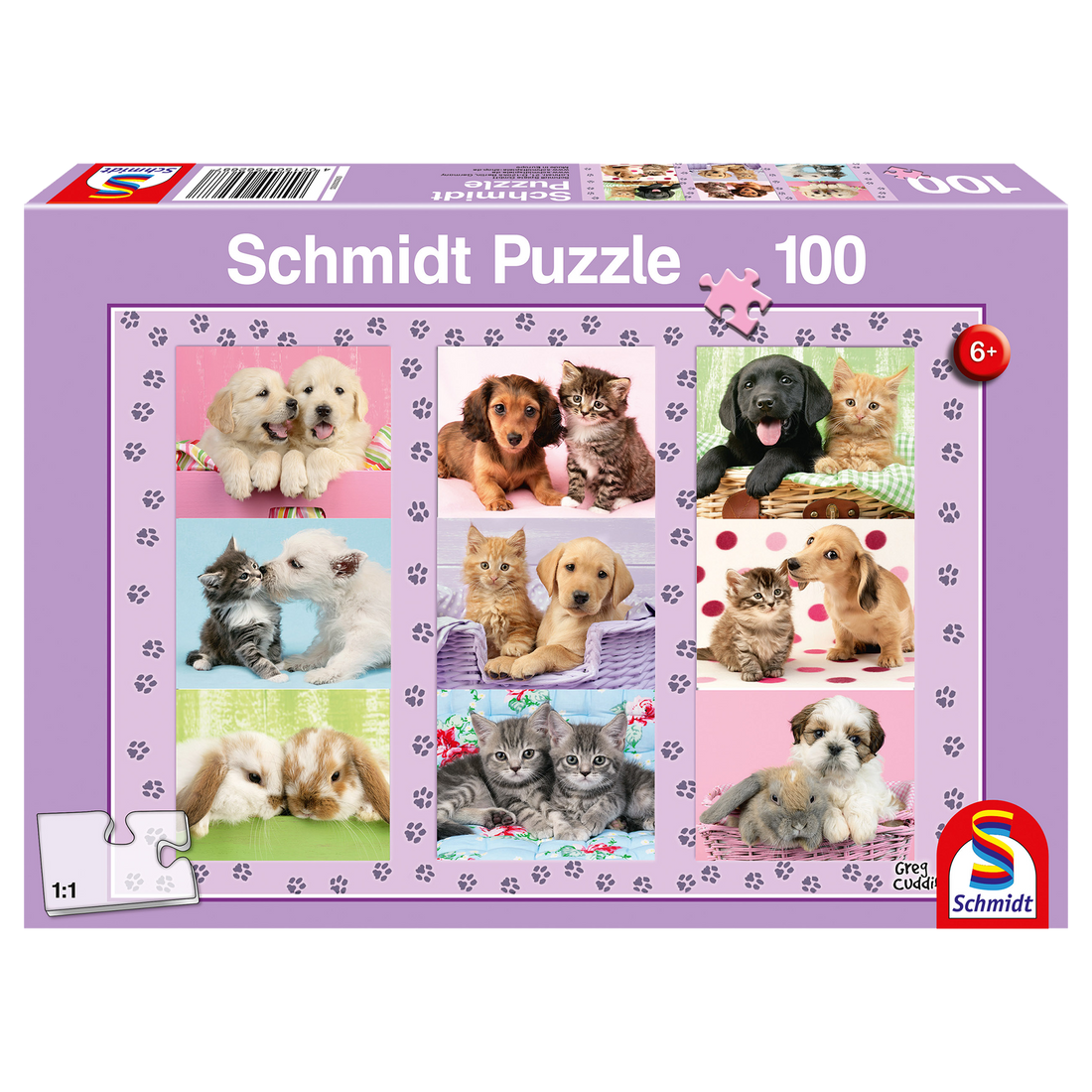 PZ100: MES AMIS LES ANIMAUX SCHMIDT PUZZLE