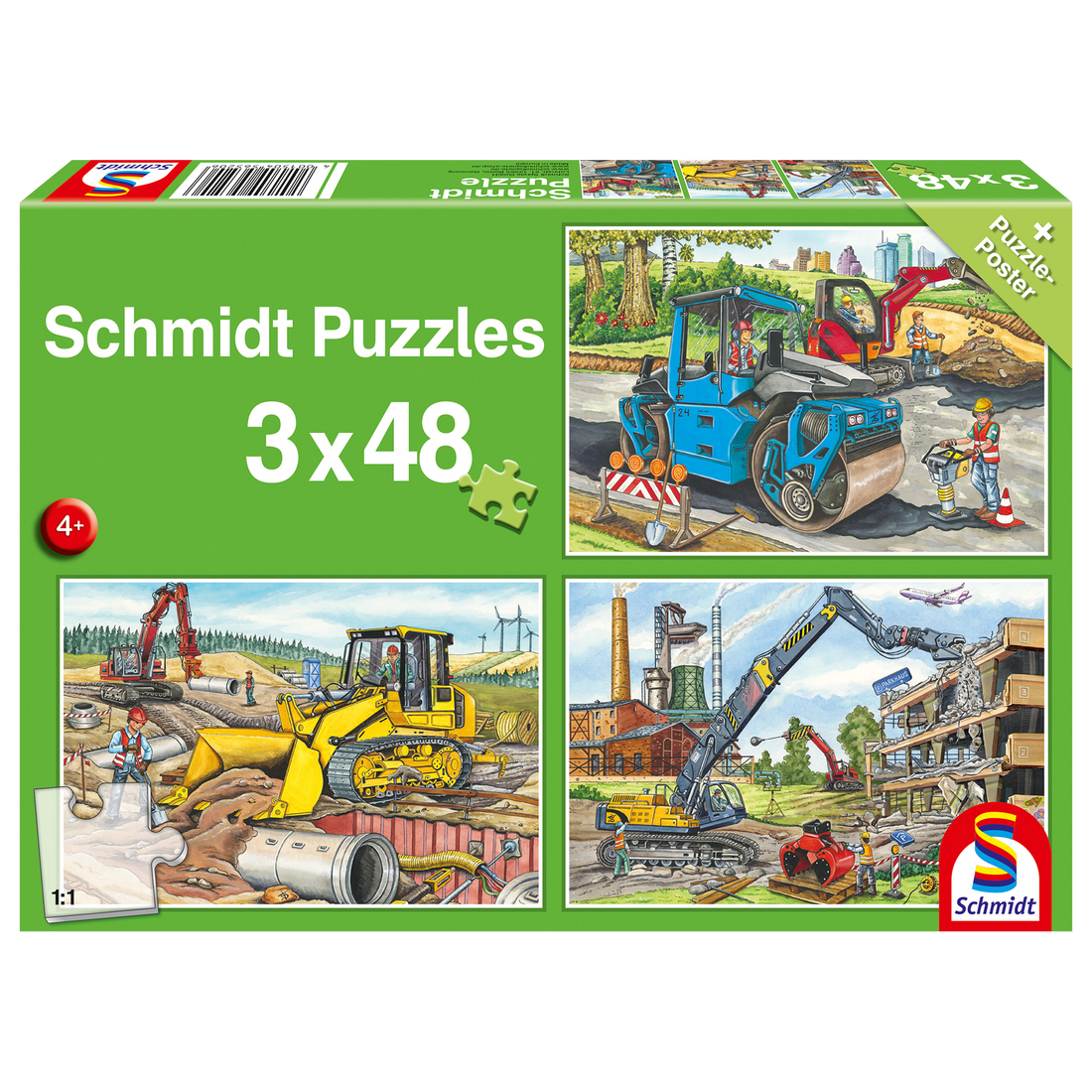PZ 3X48: SUR LE CHANTIER SCHMIDT PUZZLE