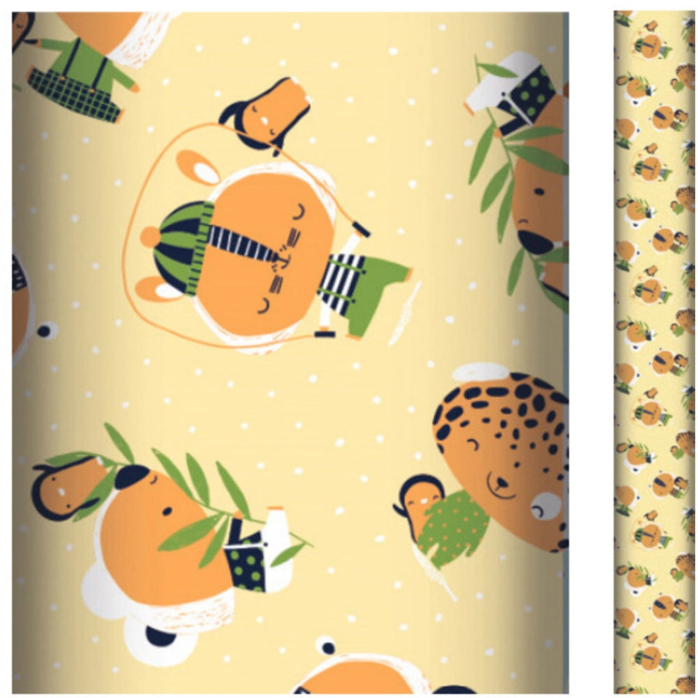 Excellia 80G Rl Animaux Fd Jaune 2X0,70M CLAIREFONTAINE