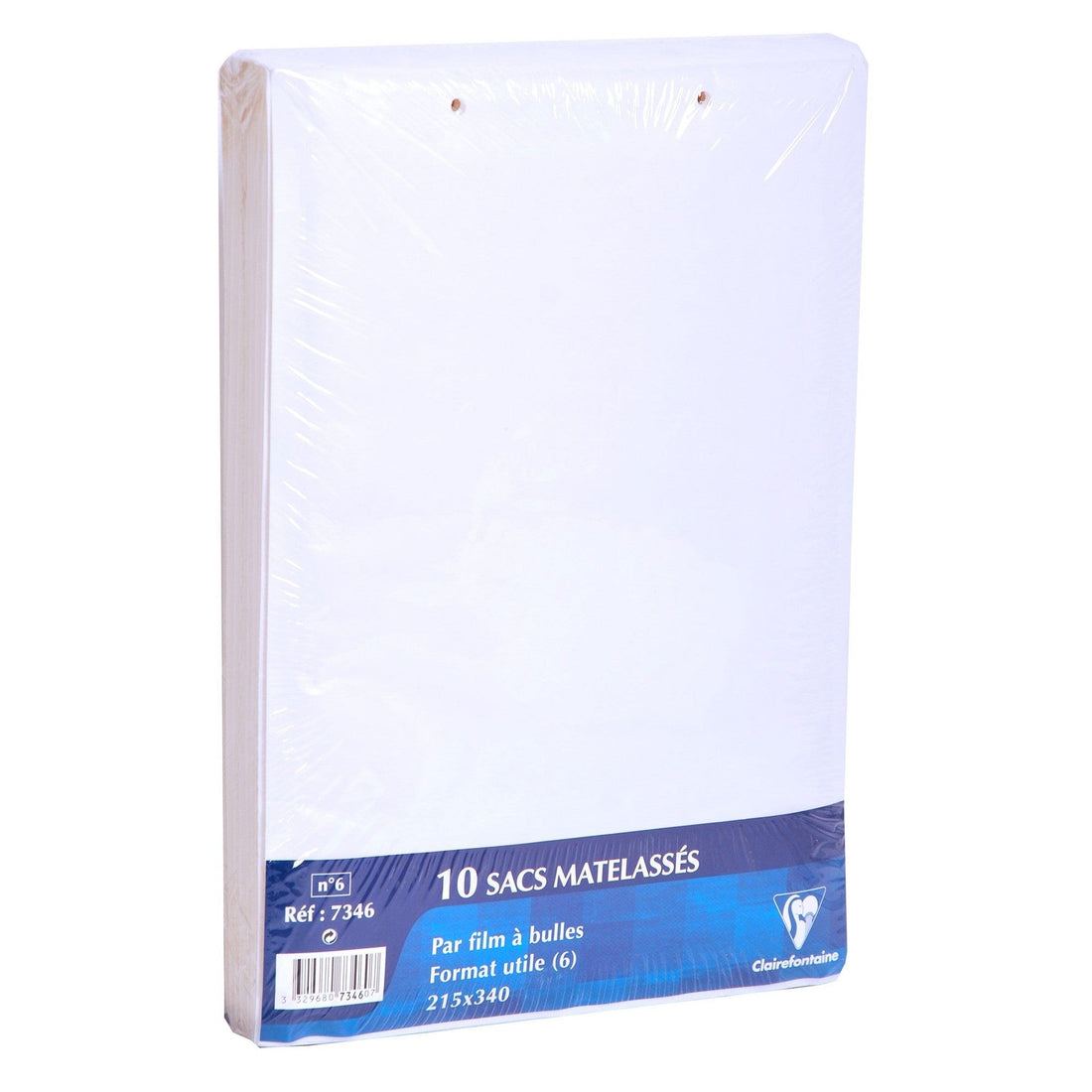 Enveloppe matelassée 215X340 Kraft Blanc CLAIREFONTAINE