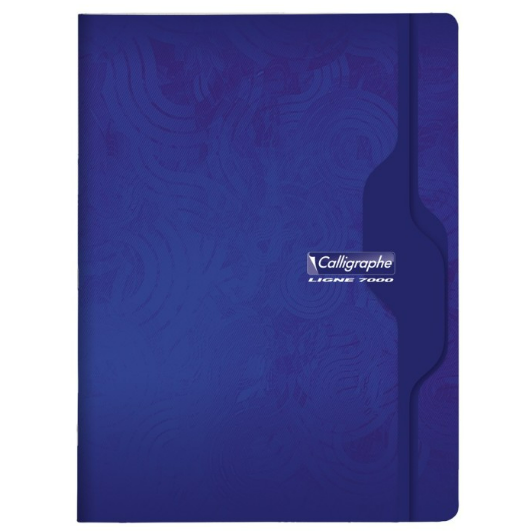 7000: Cahier agrafé seyès -assortis- 96 pages (24x32cm) CLAIREFONTAINE