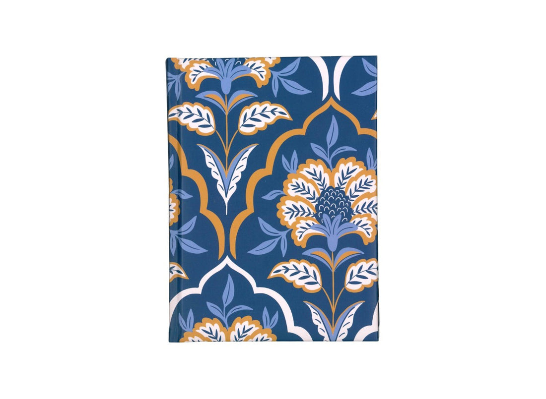 CAHIER DE NOTES - MOTIF BLEU PBI LIVRES NOTES