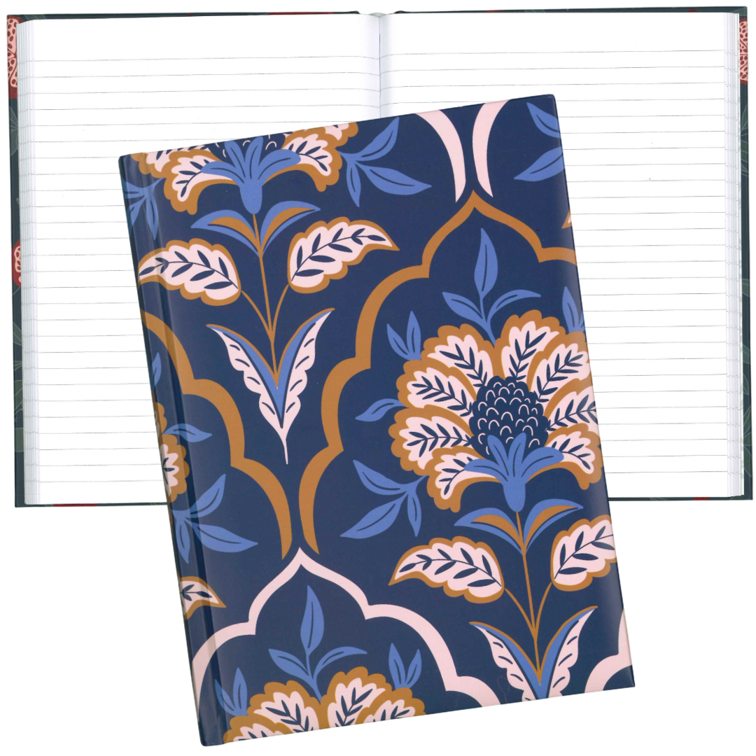 CAHIER DE NOTES - MOTIF BLEU PBI LIVRES NOTES