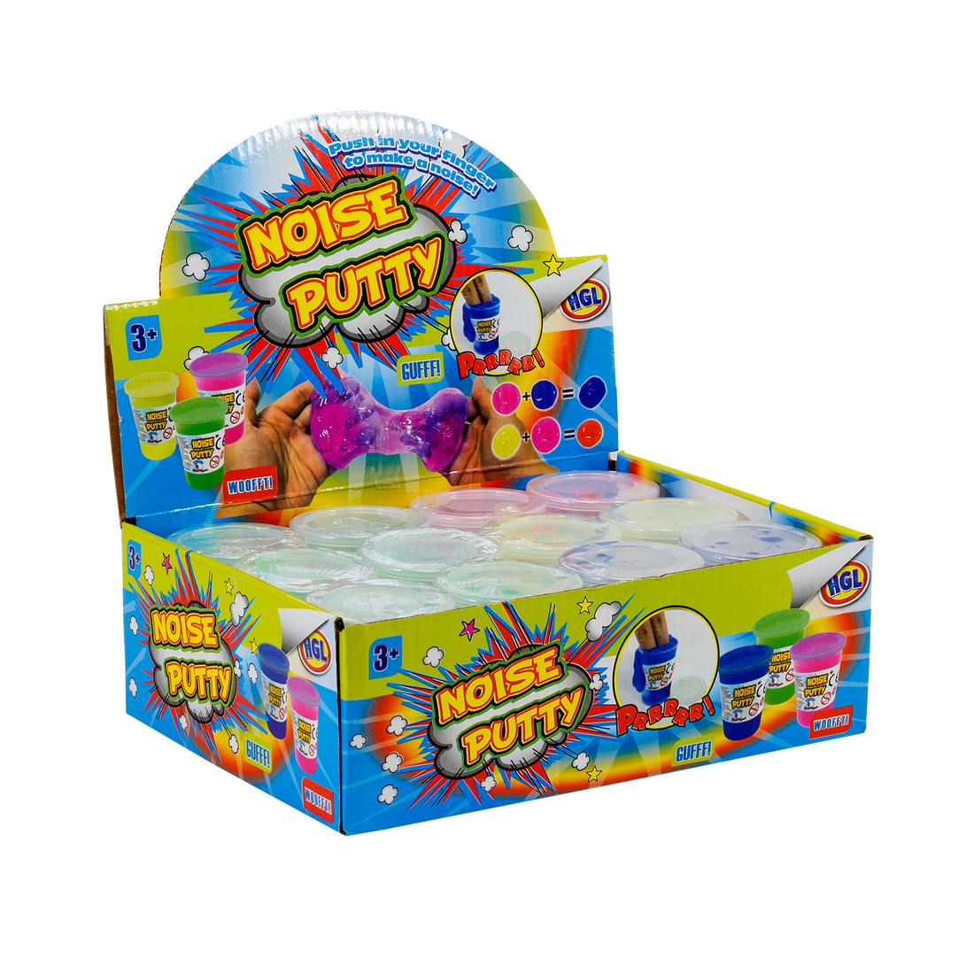 NOISE PUTTY (VENDU 12 UNITÉS - 4 COULEURS) ONE FOR FUN
