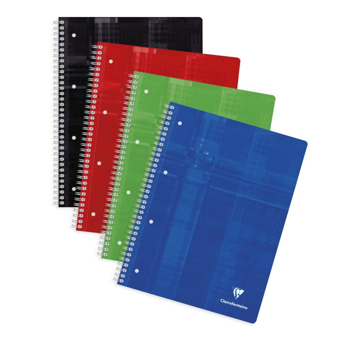 Cahier studium reliure intégrale 5/5+MC -assortis- A4+. 160 pages (22.5x29.7cm) CLAIREFONTAINE