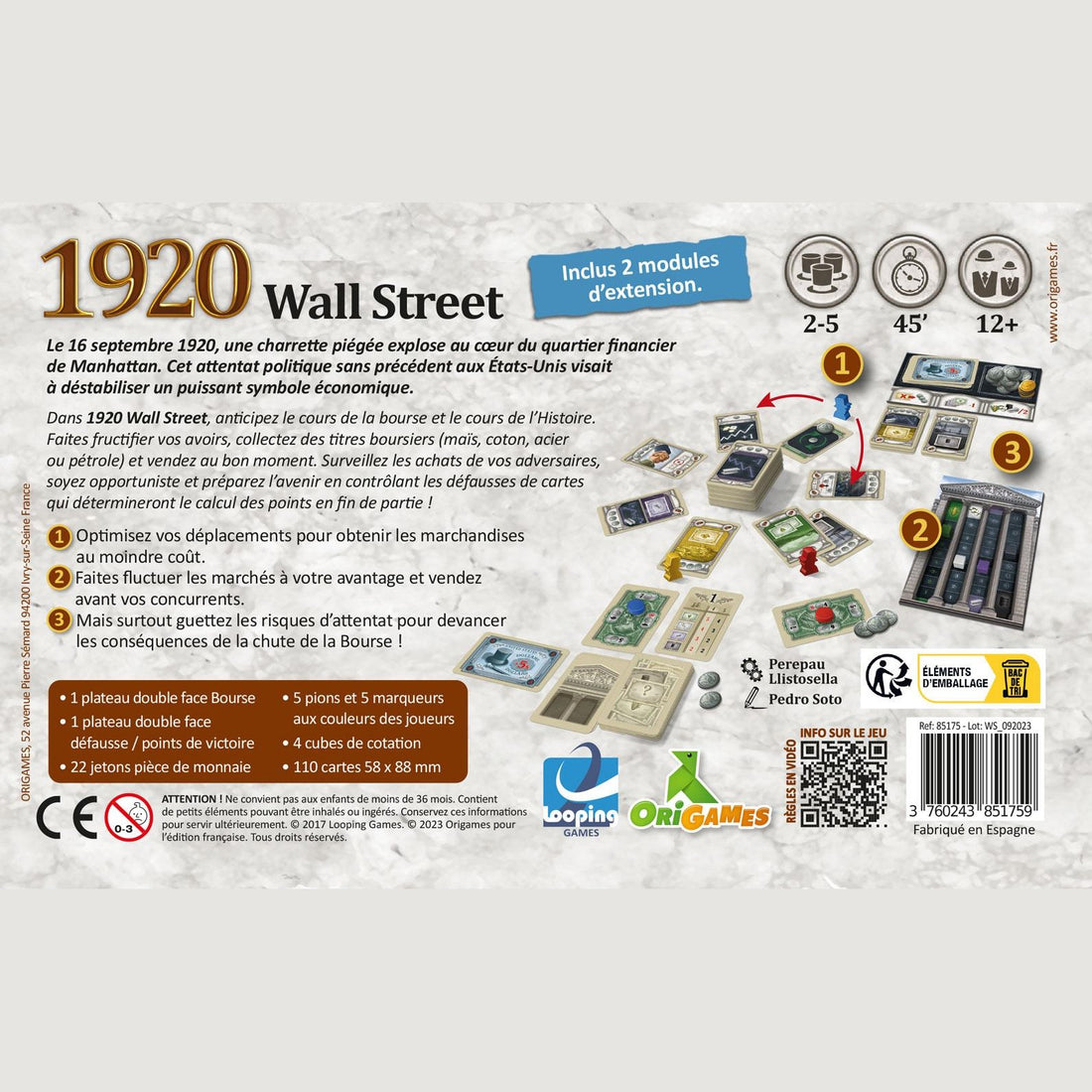 1920 - WALLSTREET (FR) ORIGAMES