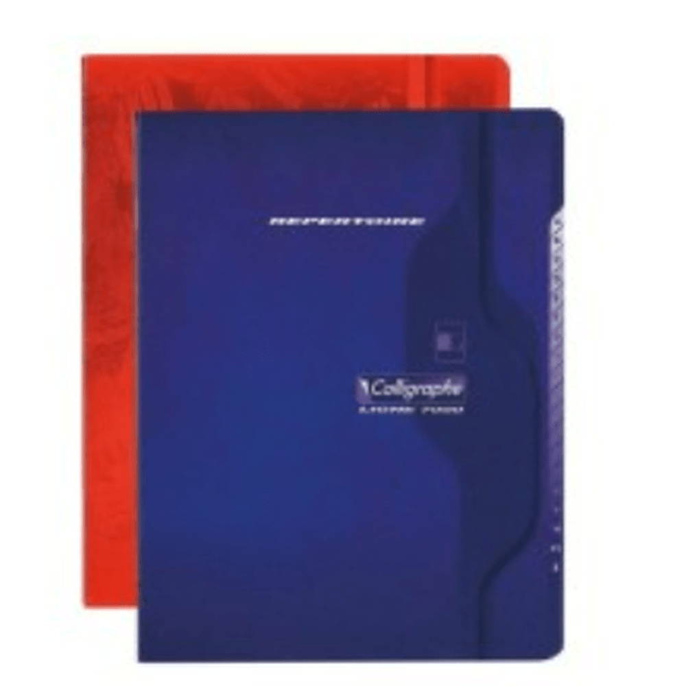 7000: Cahier répertoire agrafé 5/5 -assortis- 96 pages (17x22cm) CLAIREFONTAINE