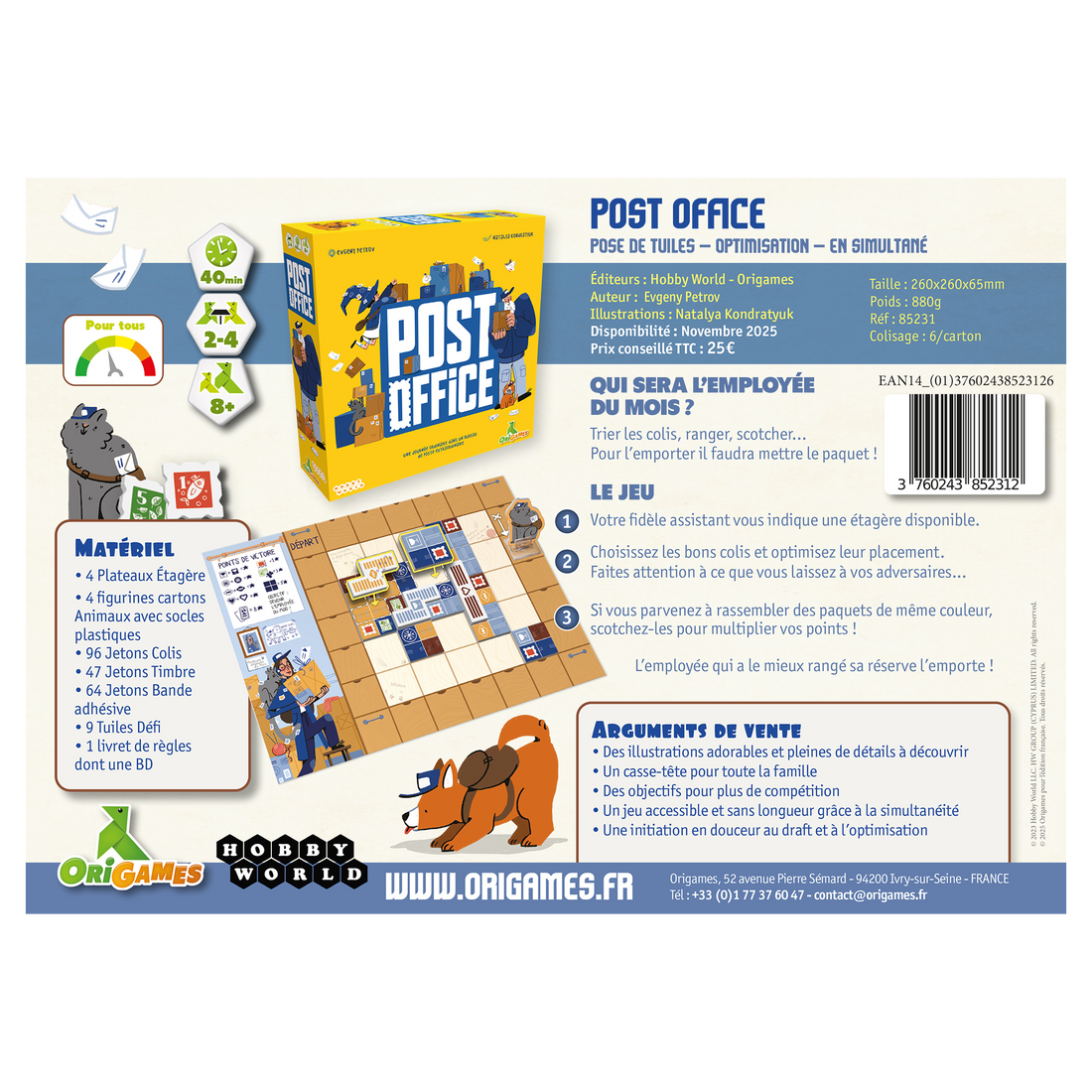 POST OFFICE (FR) ORIGAMES