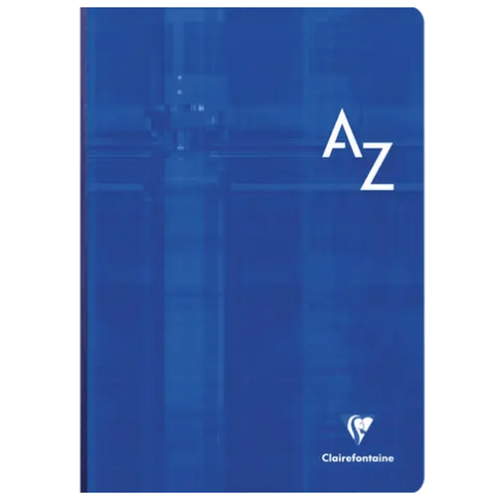 Cahier répertoire dos toilé  5/5 -assortis- A4. 192 pages (21x29.7cm) CLAIREFONTAINE