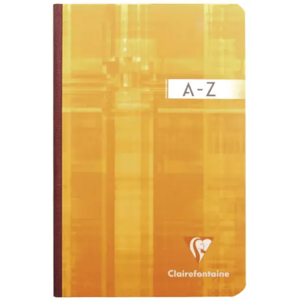 Cahier répertoire dos toilé  5/5 -assortis- A4. 192 pages (21x29.7cm) CLAIREFONTAINE