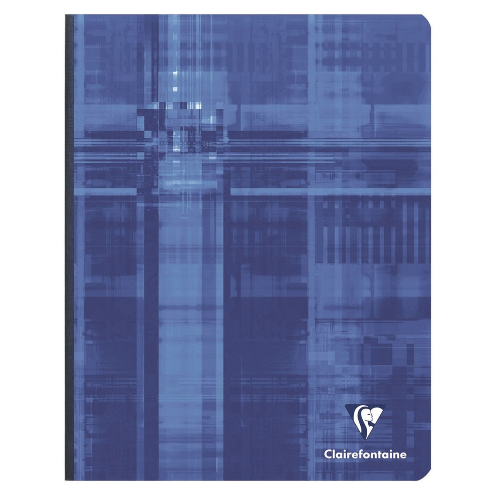 Cahier brochure dos toilé ligné+M -assortis- A5+. 192 pages (16.5x21cm) CLAIREFONTAINE