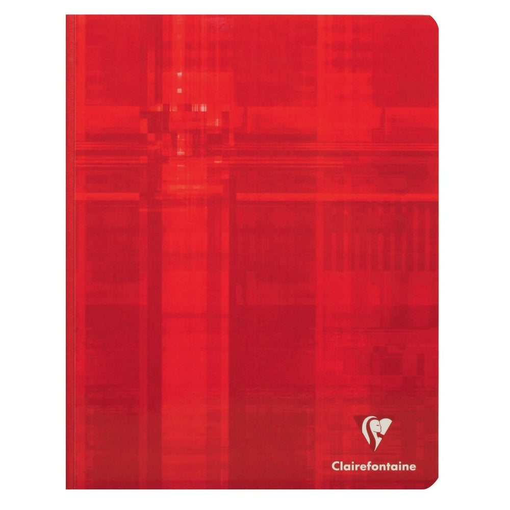 Cahier brochure dos toilé ligné+M -assortis- A5+. 192 pages (16.5x21cm) CLAIREFONTAINE