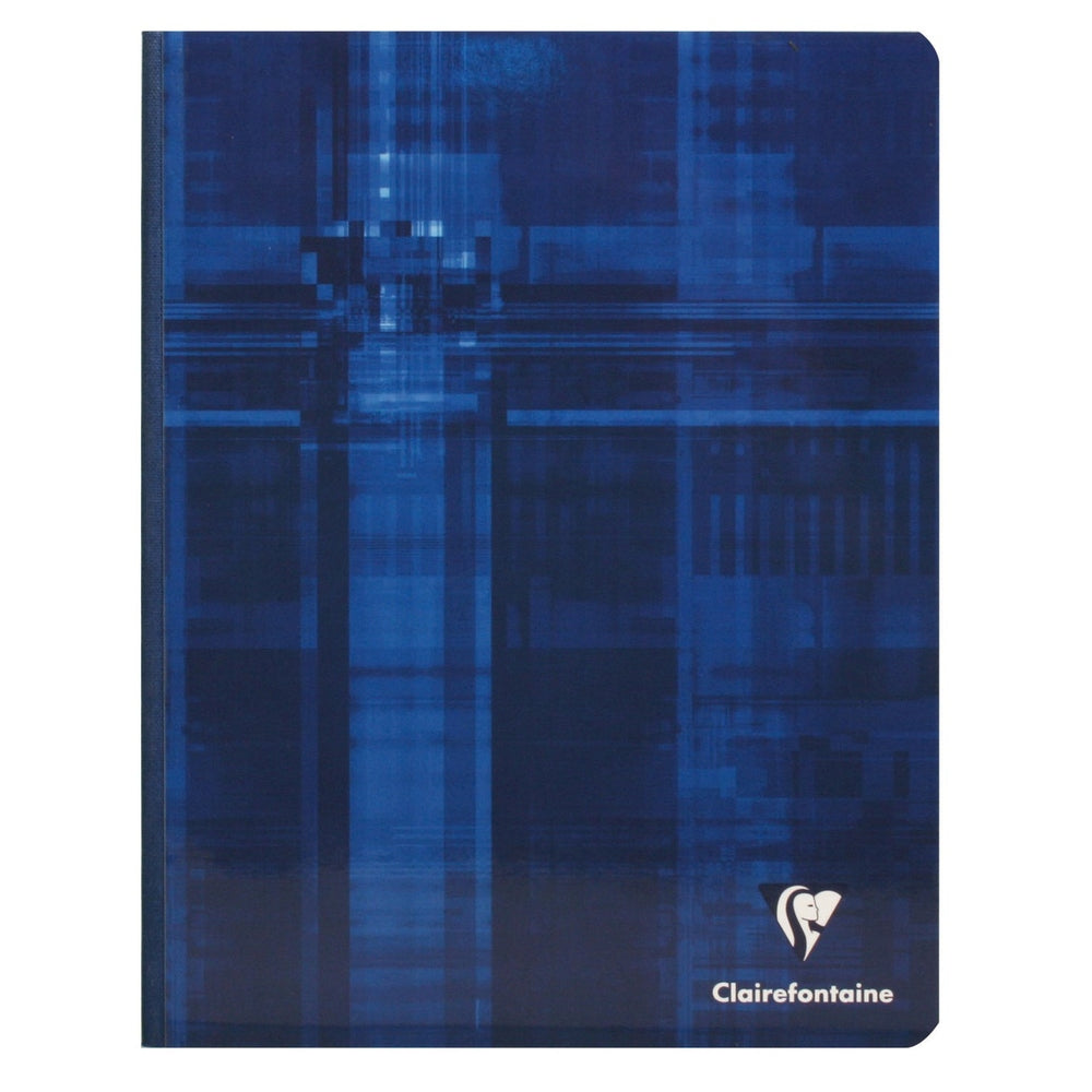 Cahier brochure dos toilé ligné+M -assortis- A5+. 192 pages (16.5x21cm) CLAIREFONTAINE