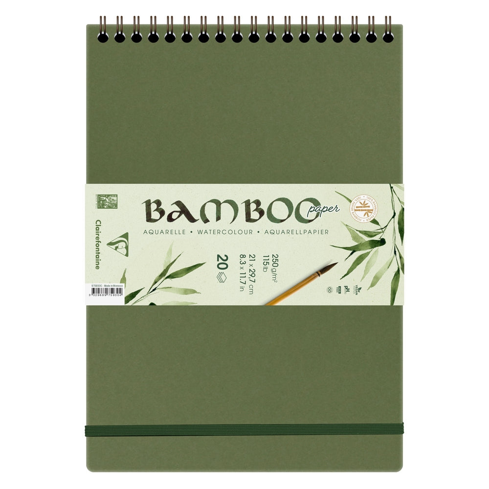 Album à reliure spirale Bambou 250G A4 20Sh L CLAIREFONTAINE