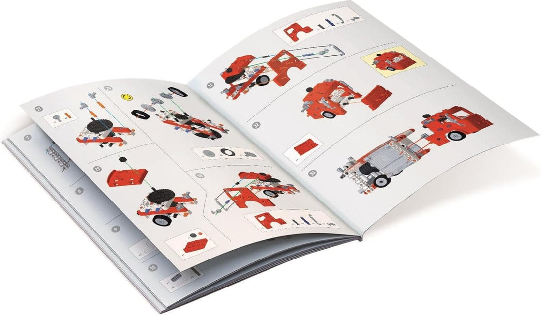 SCIENCE & JEU: ATELIER MÉCANIQUE - CAMION DE POMPIER CLEMENTONI