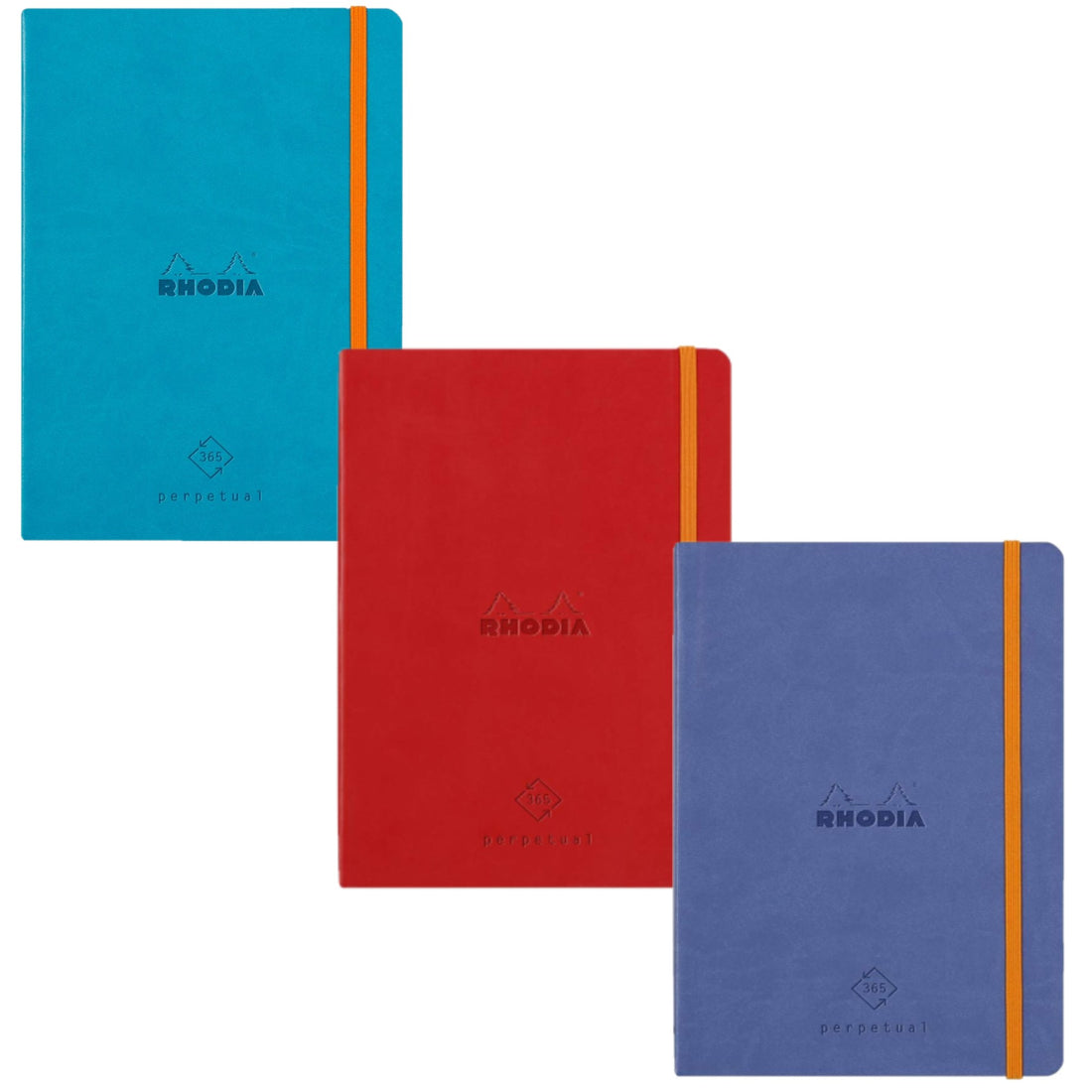 Rhodiarama Agendas Perpétuel A5 90G. 128P. Coquelicot RHODIA