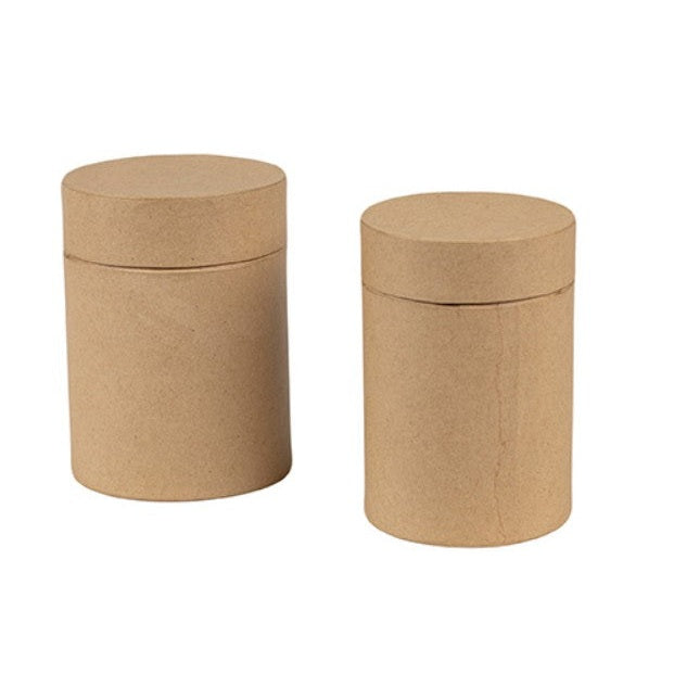 Assortiment de 2 boîtes à thé 10x10x13cm DECOPATCH
