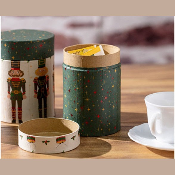 Assortiment de 2 boîtes à thé 10x10x13cm DECOPATCH
