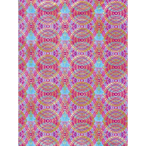 Turquoise Paisley 3 Feuilles DECOPATCH